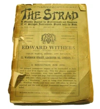 The Strad Journal of all Stringed Instruments Played with Bow vintage lot 1938