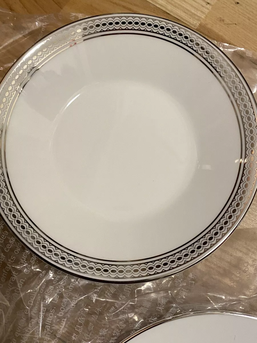 As IS Vera Wang Wedgwood Silver Grosgrain piece Fine China Place Setting  AS IS eBay