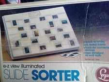 Logan E-Z View lluminated Slide Sorter Model 1055 NIB RARE FREE SHIPPING 