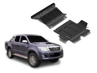 Unterfahrschutz KüHler + Motorschutz Aus Stahl FüR Toyota Hilux 2007-2015