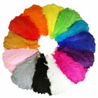 50pcs/Lot Ostrich Feather 25-30cm/10-12 inch Colorful Supplies DIY Jewelry Craft