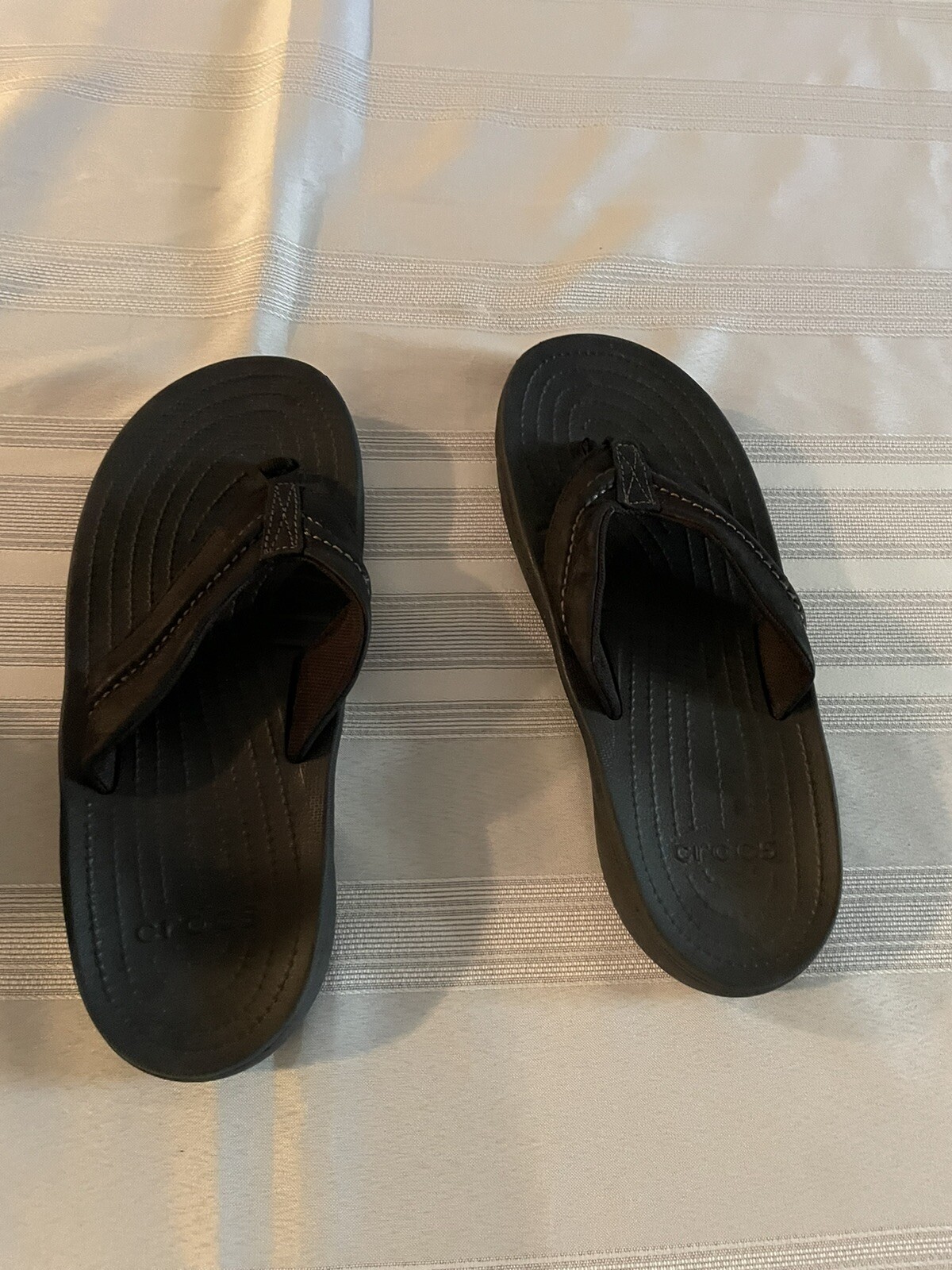 Crocs FlipFlop Men's Yukon Mesa Flips Sandals Size M… Gem