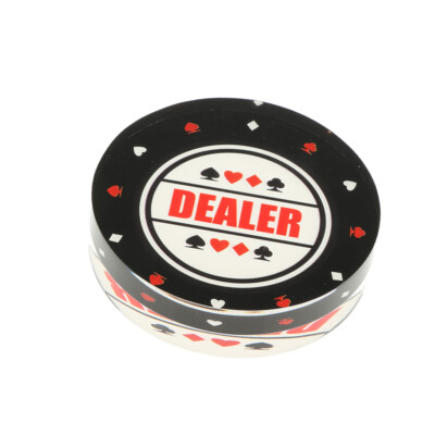 Großer Dealer Button kompatibel mit Pokerspiel Zubehör 8cm