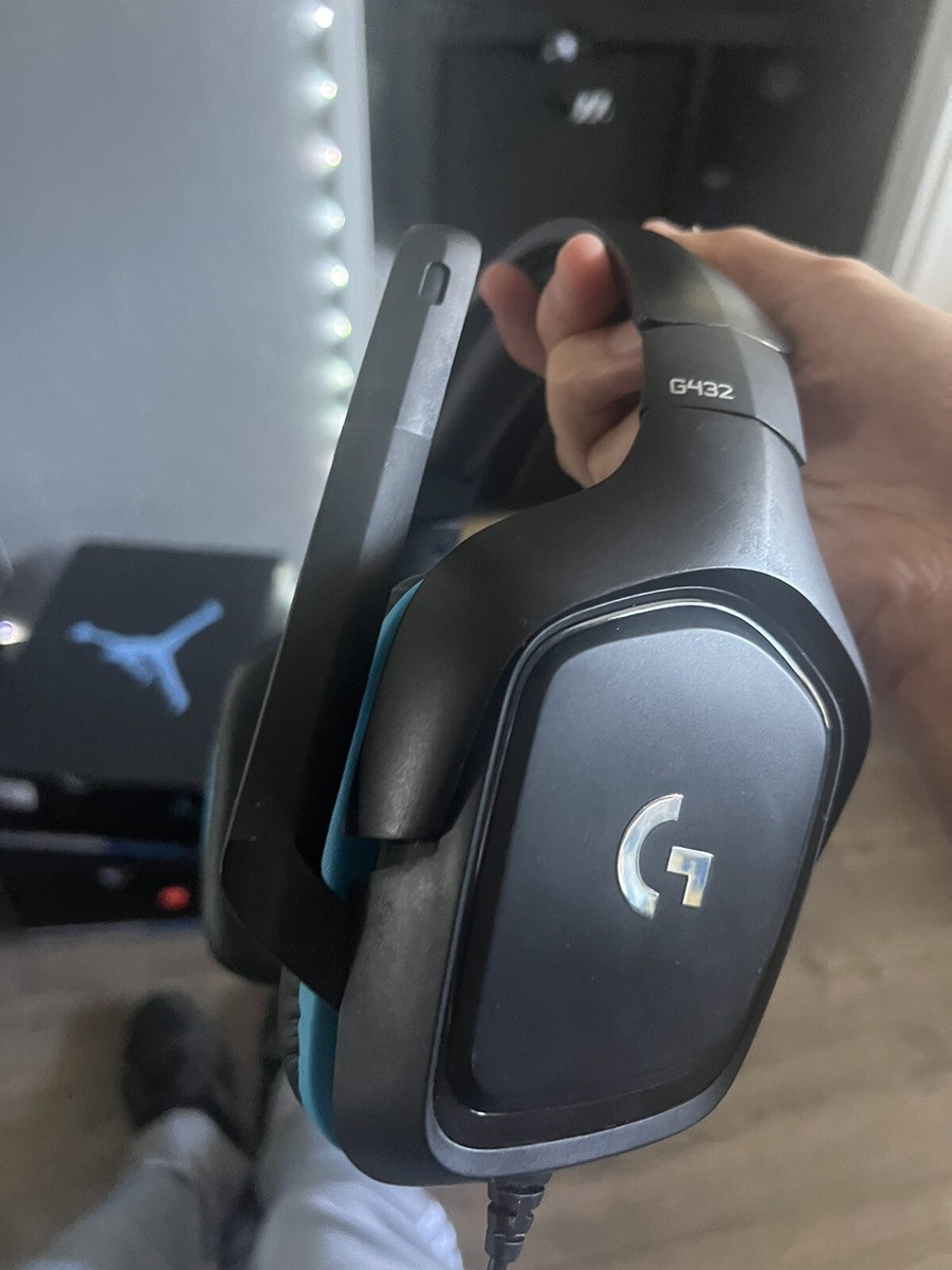Logitech G432 Gaming Headset Wired DTS X Surround Sound PC