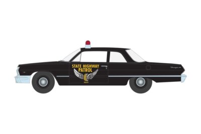 OHIO STATE HIGHWAY PATROL 1963 CHEVY BISCAYNE 1/64 DIECAST CAR