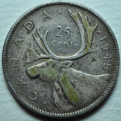 1945 Canada 25 Cent