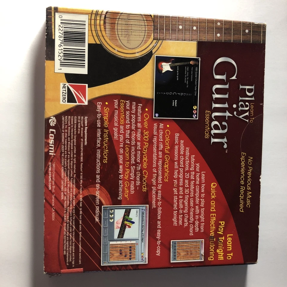 Learn To Play Guitar: Essentials (New PC CD-ROM 2011) Windows **Free Shipping! - Image 2 of 3