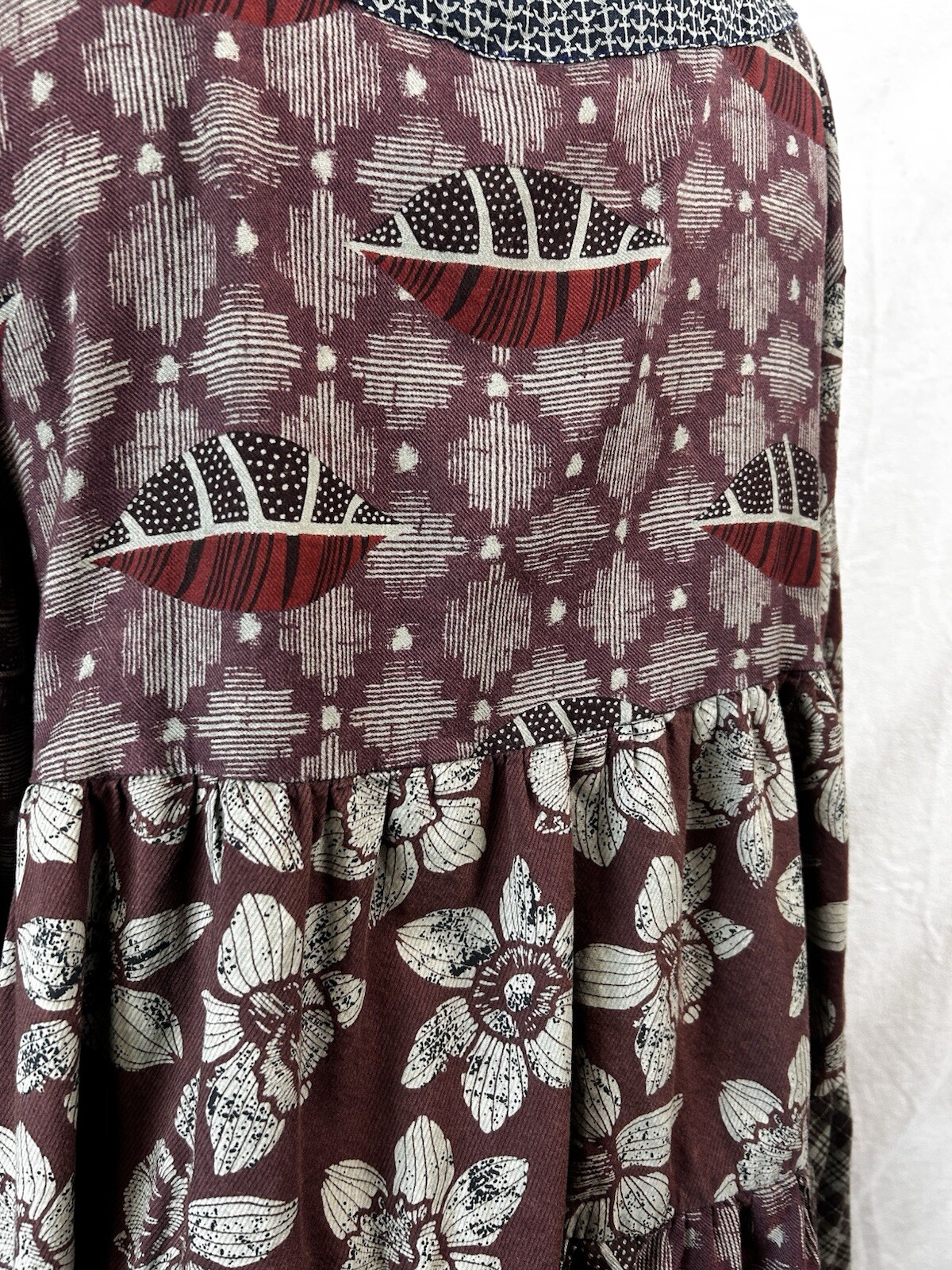 Sacred Threads Patchwork Blouse Tunic Boho Dress … - image 6