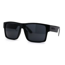 Kush Brushed Plastic Wood Grain Rectangular Gangster Plastic Sunglasses Kush Brushed Plastic Wood Grain Rectangular Gangster Plastic Sunglasses