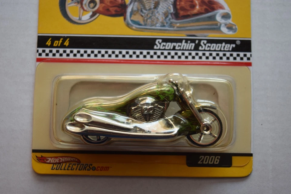 Hot Wheels 2006 RLC Rewards Series #4 of 4  Scorchin Scooter  K4033 #1,955/3,000 - Image 4 of 4
