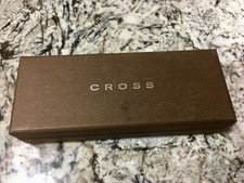 Cross Beautiful Black And Chrome Pen And Pencil Set Black Ink Original Box .