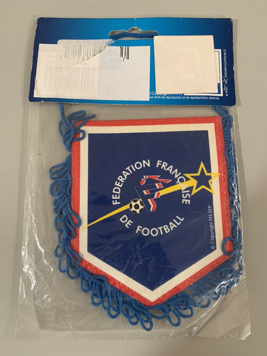 Fanion Vintage Équipe De France Football – Ancien Pennant Sélection Nationale