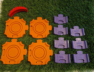Vtech Go Go Smart Wheels Railroad Train Replacement Track Orange and Purple