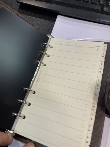 Filofax Personal Slim Charleston Brown - Picture 5 of 6