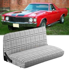 Full Size Truck Car Saddle Blanket Bench Seat Cover Gray For Chevrolet El Camino