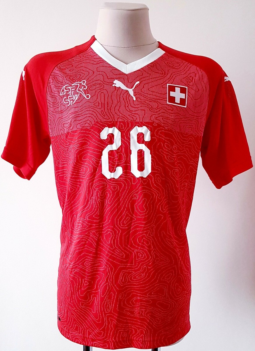 Switzerland 2018 - 2020 Home football Puma shirt size L #26 IACO