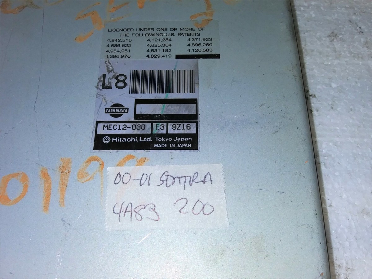 MEC12-030 ecm ecu computer 2000-2001 Nissan Sentra | eBay