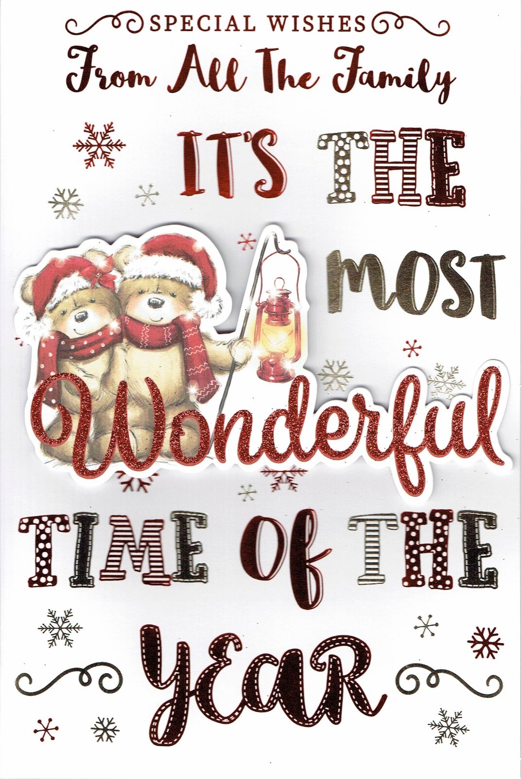 FROM ALL THE FAMILY CHRISTMAS CARD  Quality Bears Design