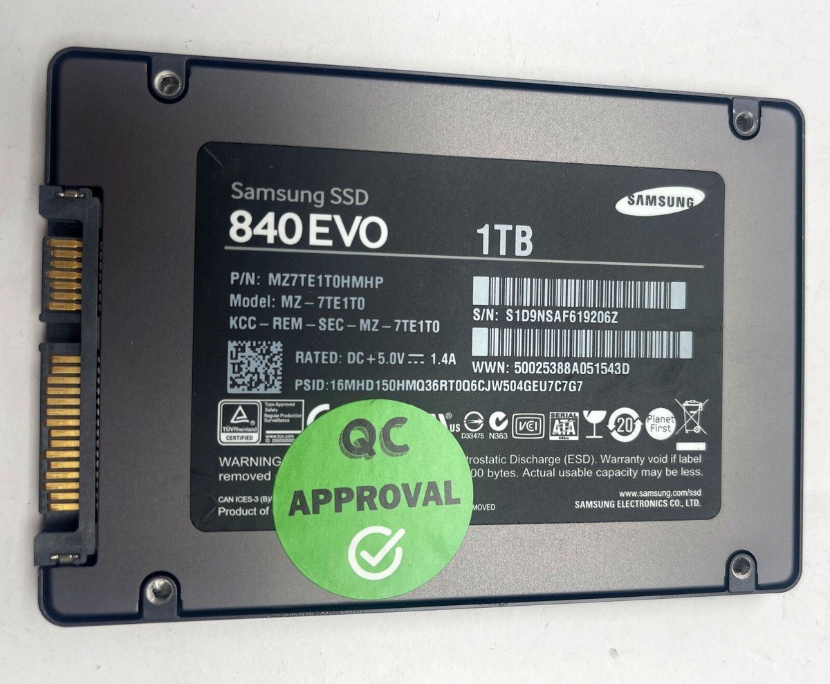 Samsung Ssd 840 Pro Evo 840 1tb Samsung Ssd 840 Pro Series Ata - Main Image