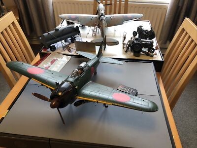 Kit Avion Agora Hachette 1/18 - A-6M Zero - Monté - Occasion