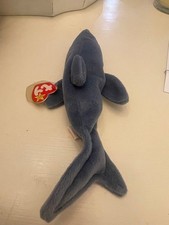 Beanie Baby 1996 Crunch The Shark RARE NEW 