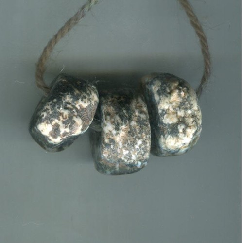 African Trade beads Antique Ancient Dogon old granite stone beads Djenne Mali