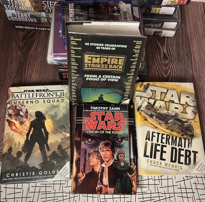 Star Wars Hardcover Book Lot Of  4 Hardcover First Edition Novels - Great Cond.!