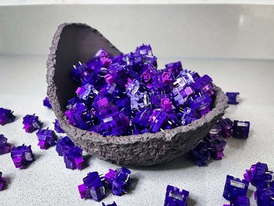 TTC Flaming Purple Switch (10 pro Packung) für benutzerdefinierte mechanische Tastaturen