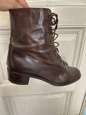 Women Bally Boots Brown Leather 39 #5KGM
