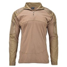 Authentique Militaire MIL-TEC Chemise De Combat Tactique Renforcée Coyote