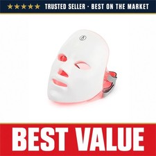 LED Facial Mask 7 Color Light Therapy Rechargeable Skin Rejuvenation