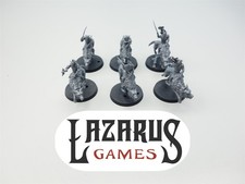 Lord of the Rings, LotR: 6x Hunter Orcs on Fell Wargs unpainted