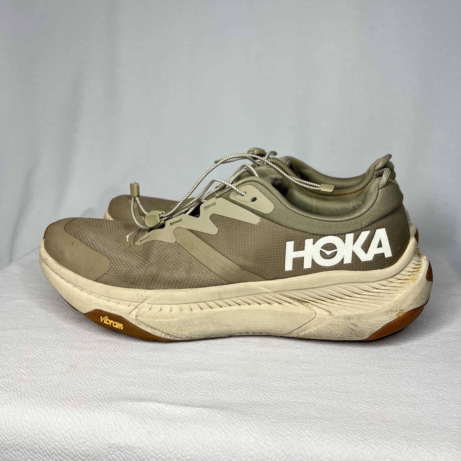 SAOLA Scarpe da corsa Hoka One One da uomo trasporto Dune Eggnog marrone sneakers Vibram 12D
