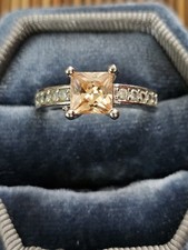 925 Silver Spessartite Ring