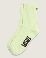 Vans Women's Crew Socks Skate Skateboarding Socks Size 6.5-10 Shadow Lime New