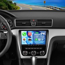 Android 14 Double Din 9"Touchscreen Car Radio Carplay Android Auto Backup Camera