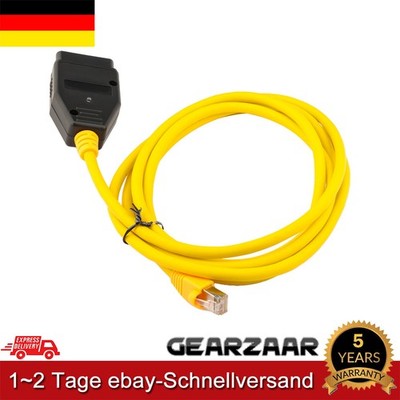 ENET Ethernet Passt für BMW OBD Schnittstellenkabel Codierung Kabel 2m