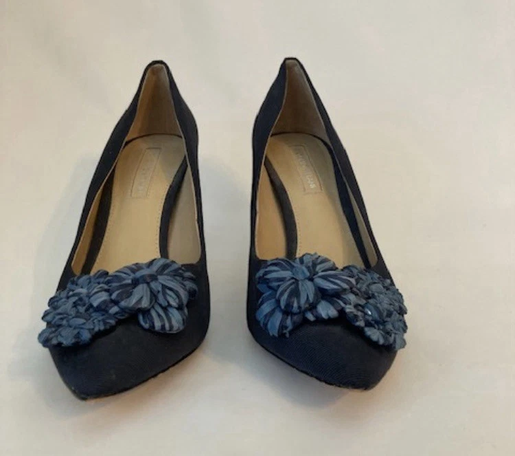 Antonio Melani Women's Blue Miarti Floral Embellished Dress Pumps, US 6.5M - Image 2 of 4