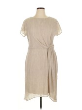 H By Halston Women Brown Casual Dress 14