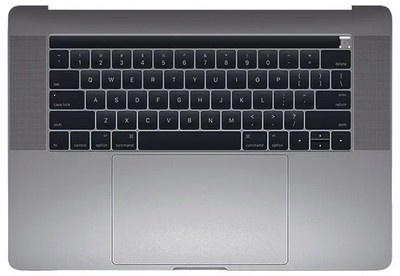 Apple MacBook Pro 15'' A1990 2019 Top Case w/ Touchpad & Battery Gray Grade A OEM