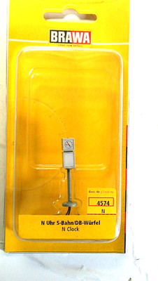 Uhr S Bahn DB Würfel Brawa 4574 Spur N OVP