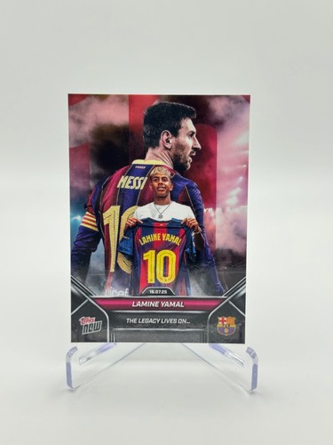2025-26 Topps Now FC Barcelona - Lionel Messi, Lamine Yamal #002