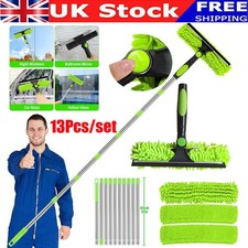 Telescopic Extendable Window Cleaner Equipment Glass Cleaning 4.5m Squeegee Tool