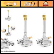 Lab Bunsen Burner Set with Flame Stabilizer & Gas Control - Efficient Heating, 2