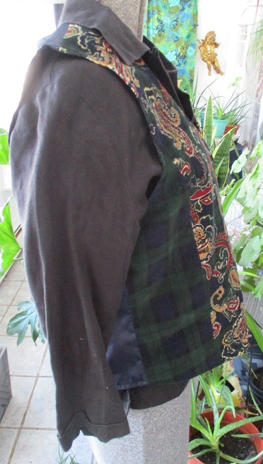 Talbots Solid Black Cotton Size 8 Button Up Shirt… - image 7