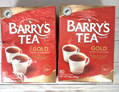 Barry's Tea Gold Blend Irish 80-Count Bags (2Pack) 10/26