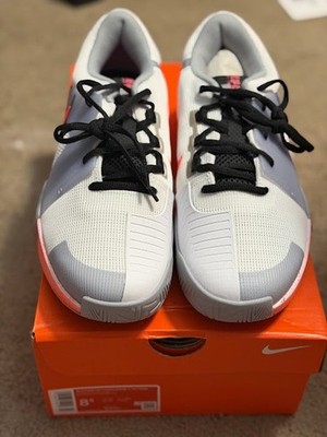 Nike Zoom GP Challenge 1 HC PRM Men's White Hot Lava Wolf Grey 8 8.5 11.5 New