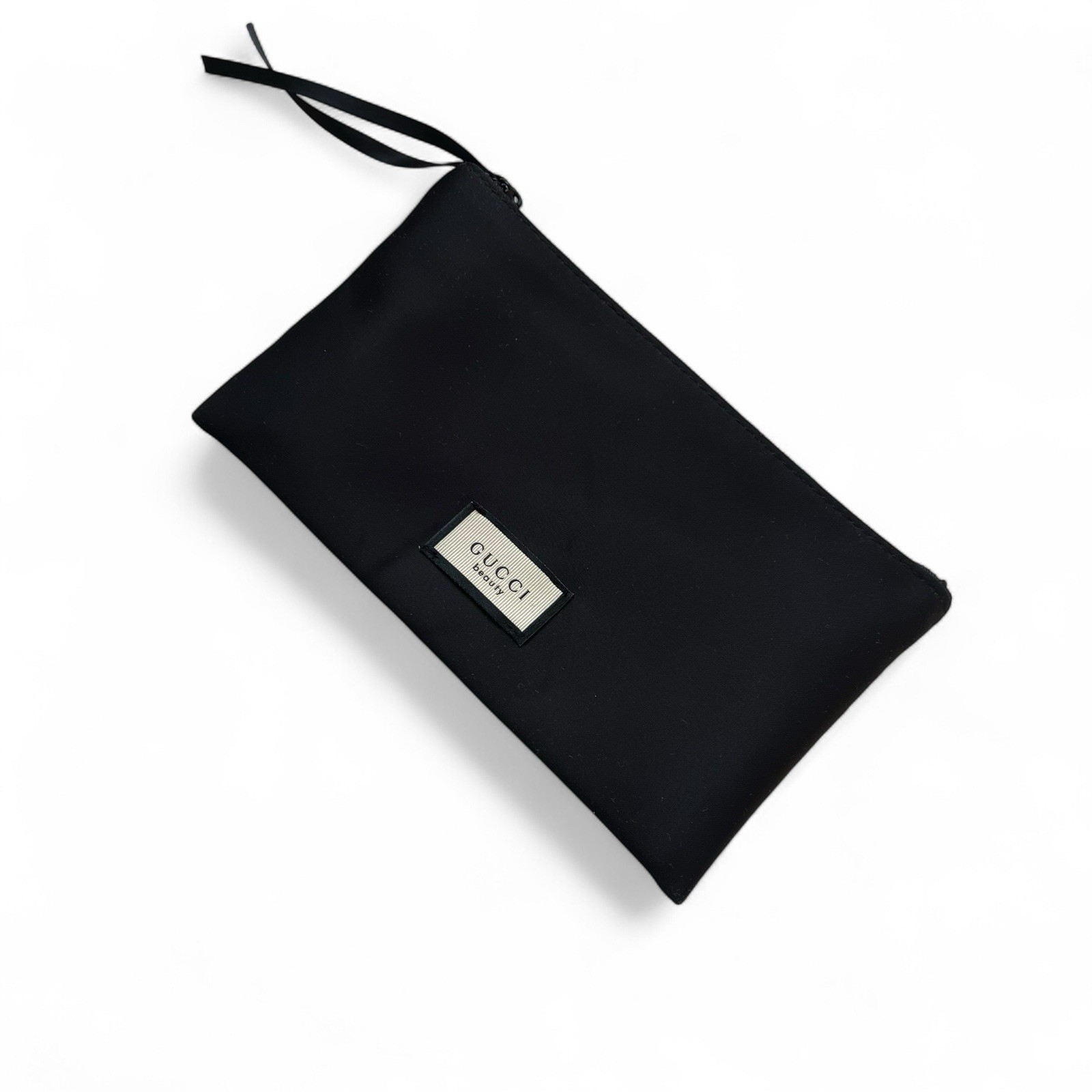 Gucci Beauty pochette nera in raso