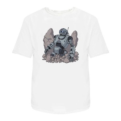 Unisex T-Shirt ''Damaged Robot'' - 100% Baumwolle (S-XXL) (TA062123)