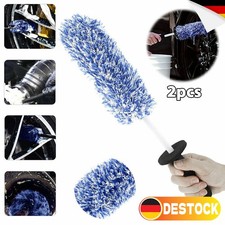 Mikrofaser Felgenbürste Reinigungsbürste Waschbürste Felgenreinigu Autopflege 2x